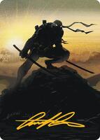 Leonardo, Sewer Samurai Art Card (20/54) (Gold-Stamped Signature