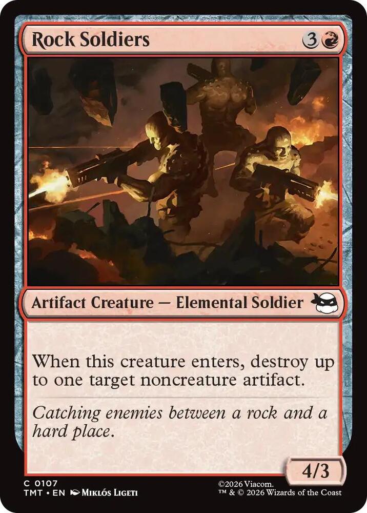 Rock Soldiers - Teenage Mutant Ninja Turtles - Magic: The Gathering -  TCGplayer.com