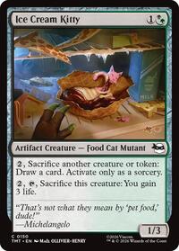 Ice Cream Kitty - Teenage Mutant Ninja Turtles - Magic: The Gathering card