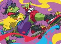 Mondo Gecko Art Card