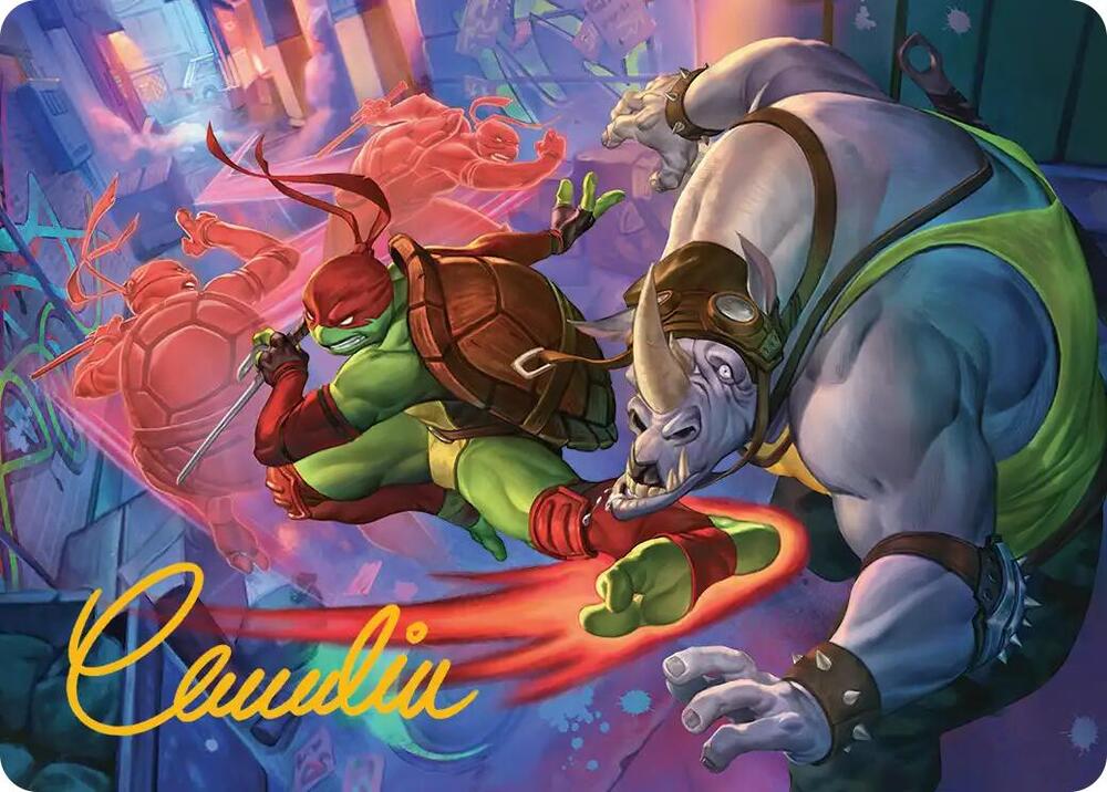 Super Combo Art Card (Gold-Stamped Signature) - Art Series