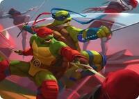 Raph & Leo, Sibling Rivals Art Card