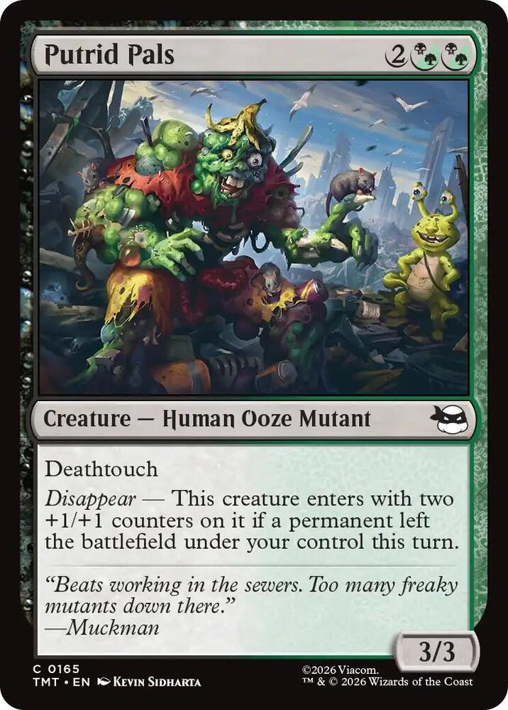 Putrid Pals - Teenage Mutant Ninja Turtles - Magic: The Gathering