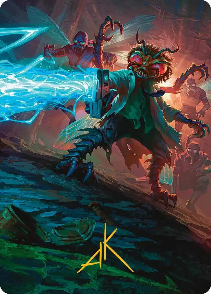 Baxter, Exzzperimental Zzientist Art Card (Gold-Stamped Signature