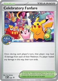 Celebratory Fanfare (Asia Championship Series 24-25) #028 from ME: Mega Evolution Promo Pokemon card image