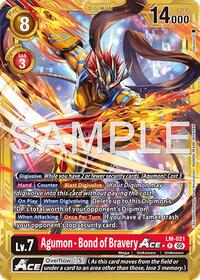 Agumon - Bond of Bravery ACE (Gold Border)