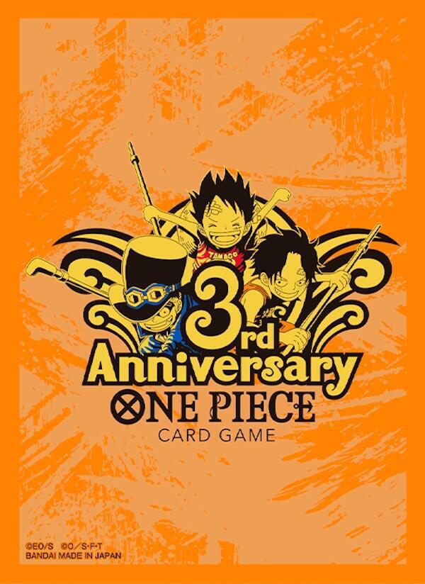 One Piece Card Game: Japanese Version 3rd Anniversary Set Sleeves