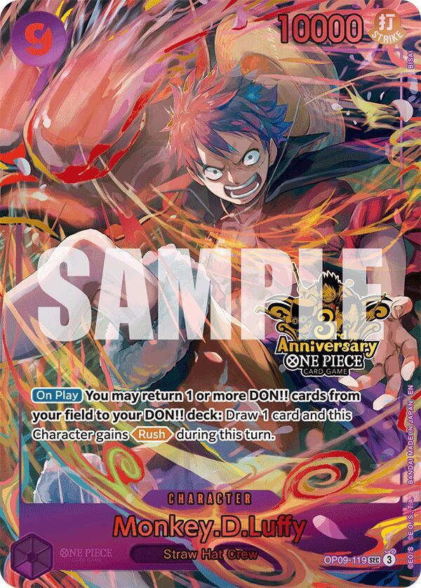 Monkey.D.Luffy (Japanese Version 3rd Anniversary Set) - One Piece