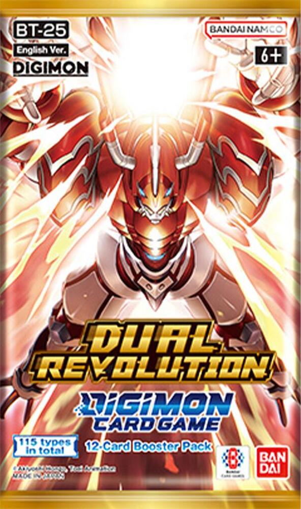Dual Revolution Booster Pack - Premium Digimon Card Game Trading Cards