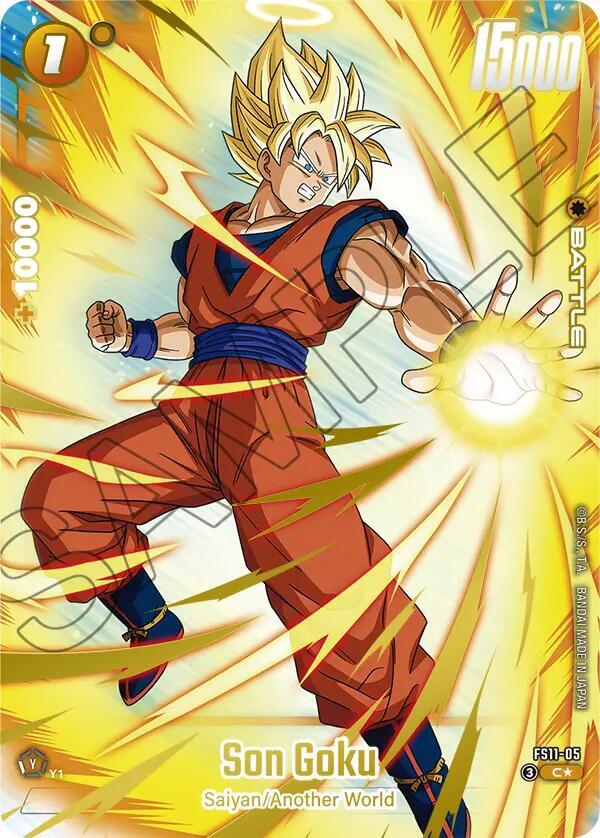 Son Goku - FS11-05 (Gold) - Starter Deck EX: The Phase of Evolution -  Dragon Ball Super: Fusion World
