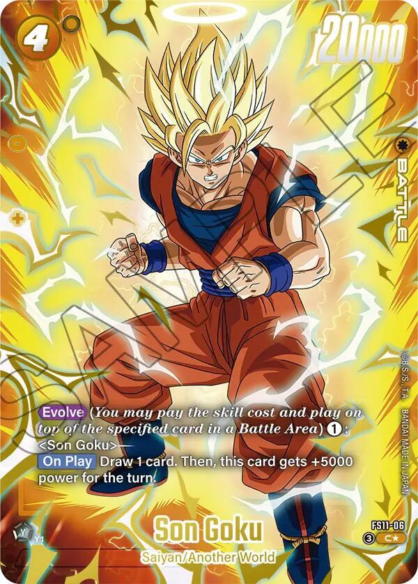 Son Goku - FS11-06 (Gold) - Starter Deck EX: The Phase of