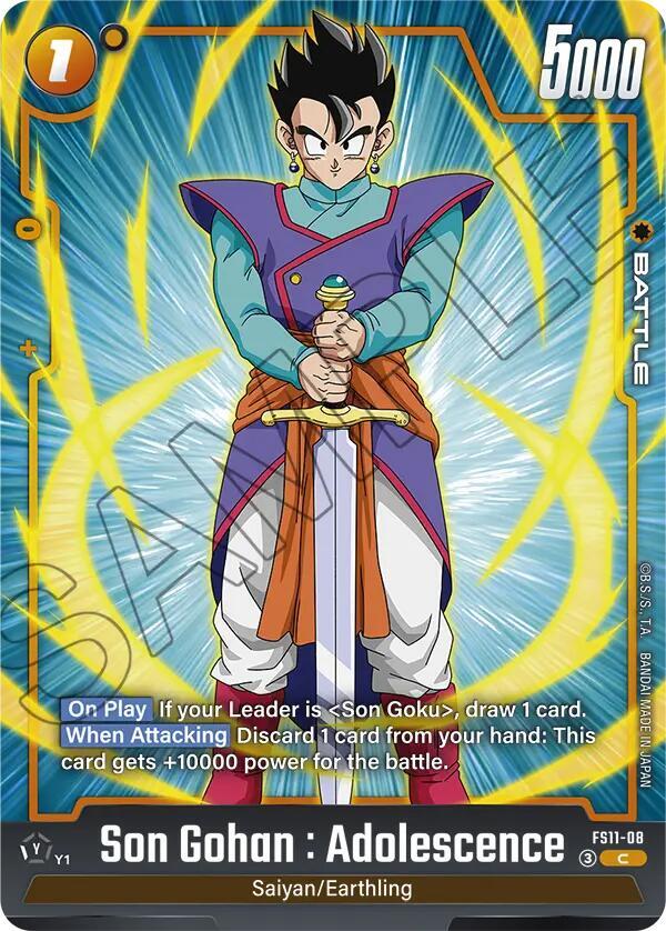 Son Gohan : Adolescence - FS11-08 - Starter Deck EX: The Phase of