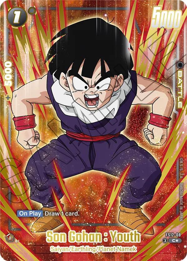 Son Gohan : Youth - FS12-08 (Gold) - Starter Deck EX: The Beat of