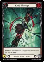 Knife Through (Red) - GEM Pack 4 - Flesh and Blood TCG - TCGplayer.com