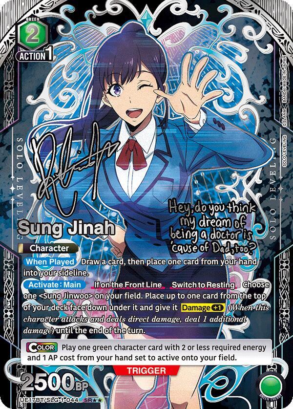 solo leveling mtg cards Custom Proxy This isnt just another deck Sung Jinah (044) (SR**) -