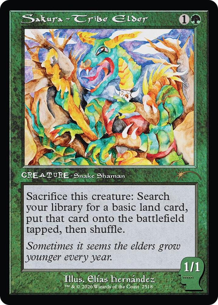 Sakura-Tribe Elder (2518) - Secret Lair Drop Series - Magic: The