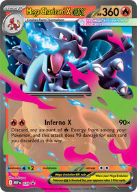Mega Charizard X ex - 029 #029 from ME: Mega Evolution Promo Pokemon card image