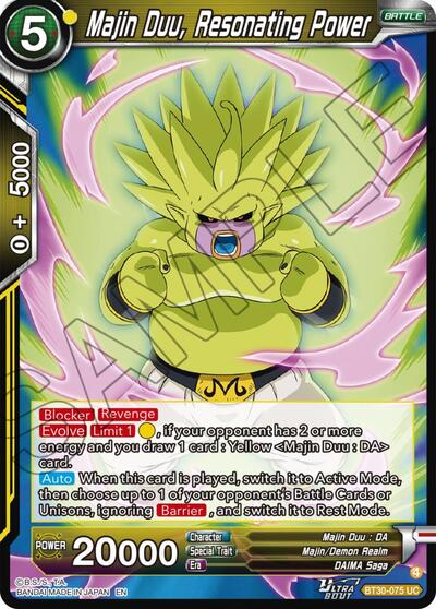 Majin Duu, Resonating Power
