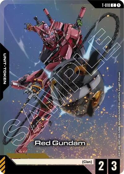 Red Gundam (T-018) (Premium Card Collection Gundam Assemble) card