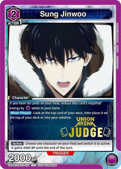 Sung Jinwoo (017) (Judge) card