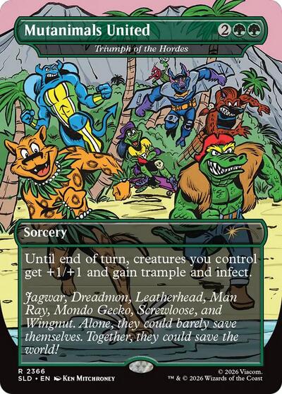 Triumph of the Hordes (Secret Lair) from SLD #2366, Magic: The Gathering card