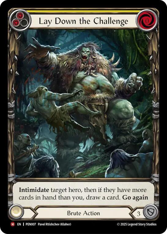 Lay Down The Challenge (Yellow) (Extended Art)