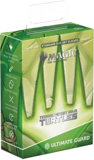 Ultimate Guard Art Sleeves: Teenage Mutant Ninja Turtles - Turtle Planeswalker Symbol Ultimate Guard Art Sleeves: Teenage Mutant Ninja Turtles - Turtle Planeswalker Symbol