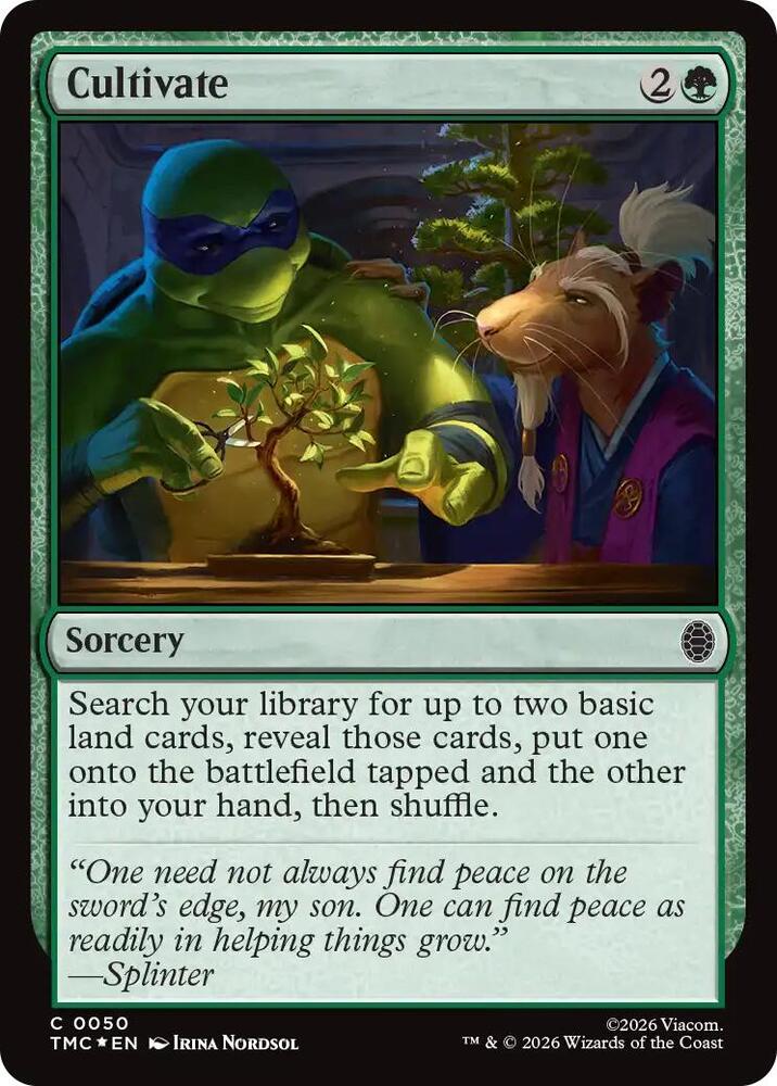 Cultivate (Surge Foil) - Commander: Teenage Mutant Ninja Turtles
