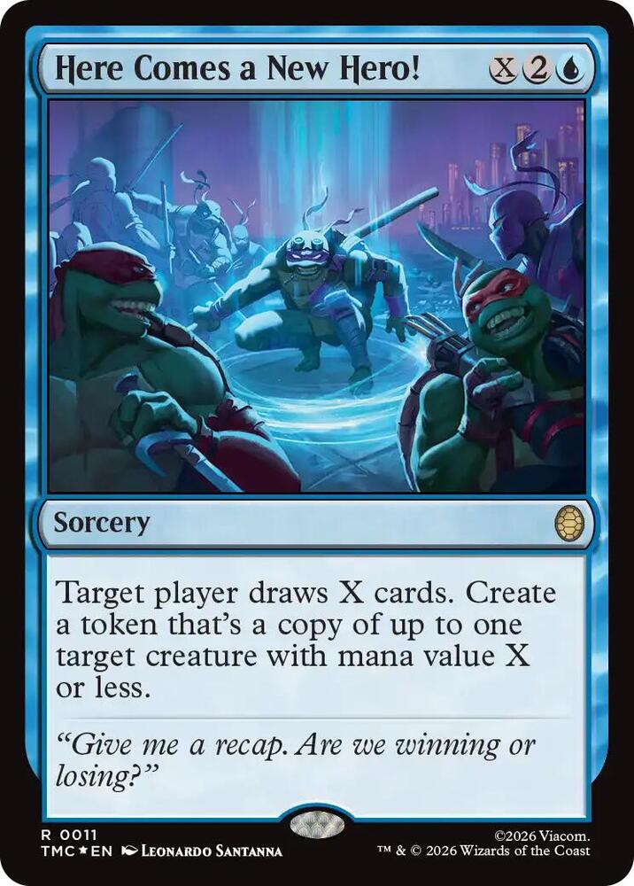 Here Comes a New Hero! (Surge Foil) - Commander: Teenage Mutant