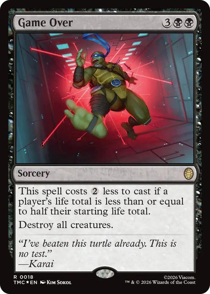 Game Over (Surge Foil) - Commander: Teenage Mutant Ninja Turtles