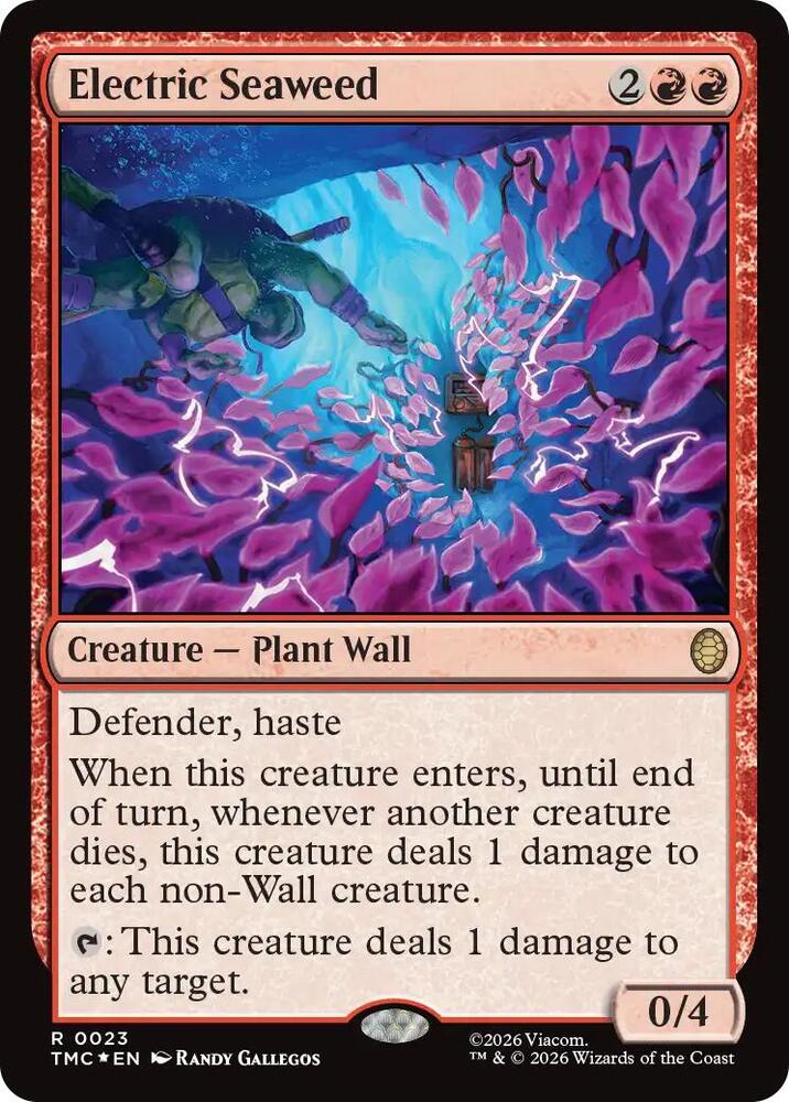 Electric Seaweed (Surge Foil) - Commander: Teenage Mutant Ninja