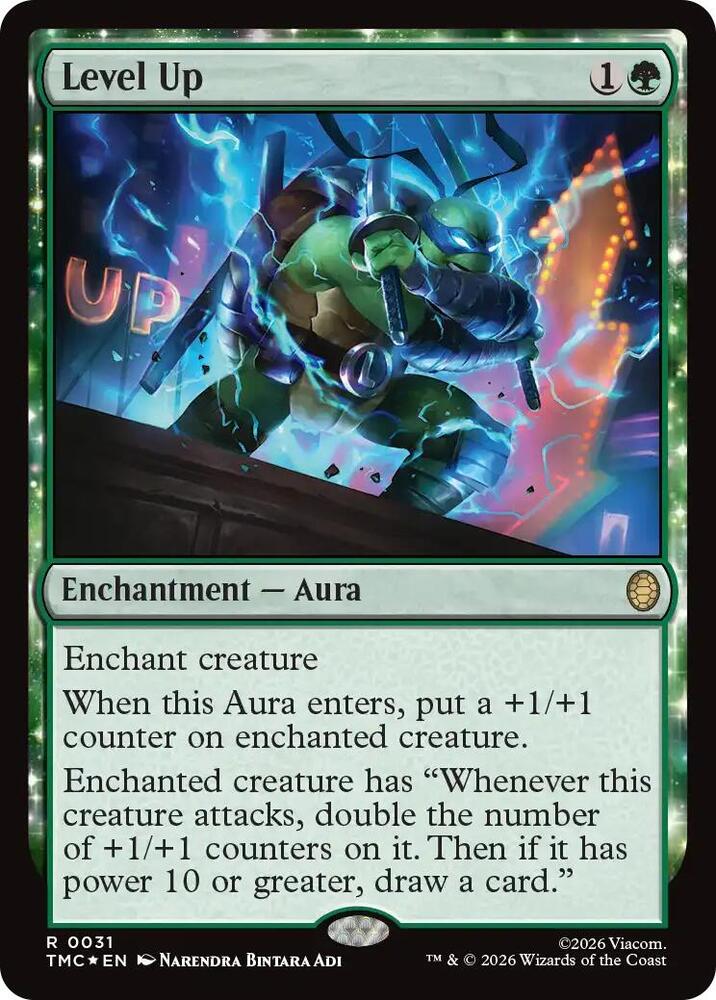 Level Up (Surge Foil) - Commander: Teenage Mutant Ninja Turtles