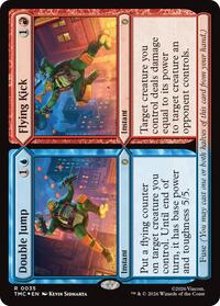 Double Jump // Flying Kick (Surge Foil)