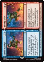 Double Jump // Flying Kick (Surge Foil) - Commander: Teenage