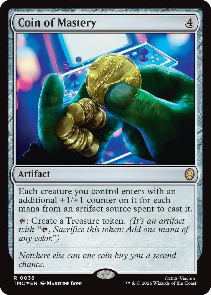Coin of Mastery (Surge Foil) - Commander: Teenage Mutant Ninja