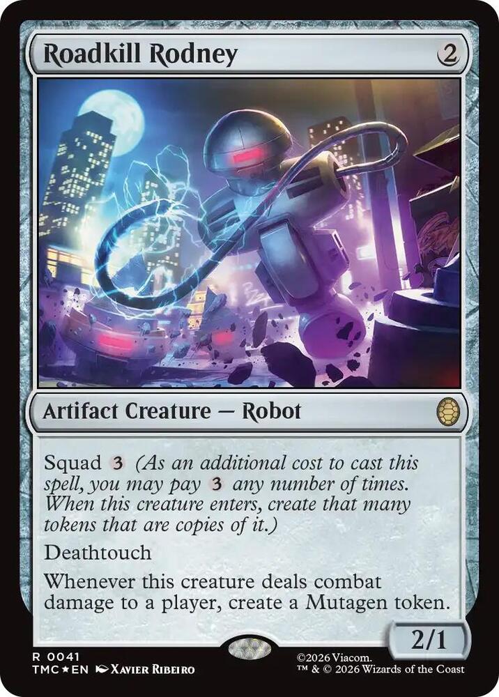 Roadkill Rodney (Surge Foil) - Commander: Teenage Mutant Ninja