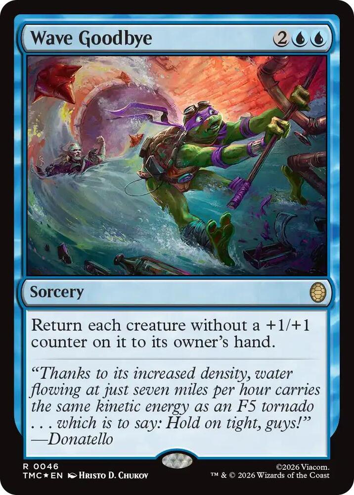Wave Goodbye (Surge Foil) - Commander: Teenage Mutant Ninja