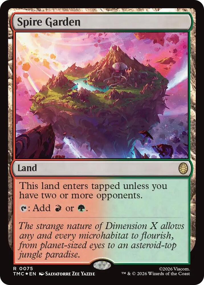 Spire Garden (Surge Foil) - Commander: Teenage Mutant Ninja