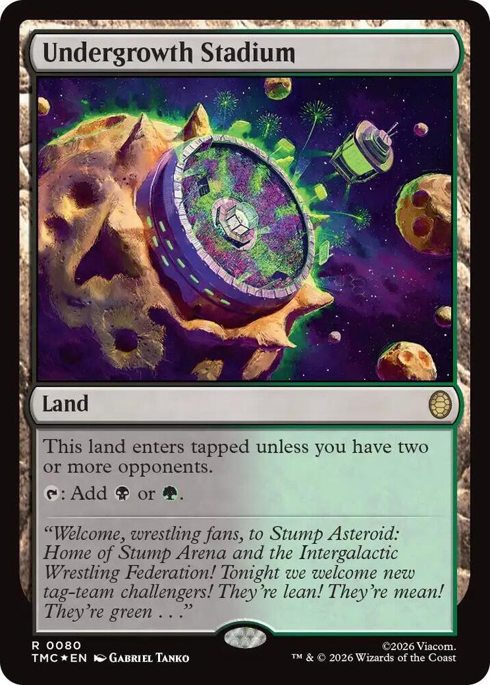 Undergrowth Stadium (Surge Foil) - Commander: Teenage Mutant Ninja