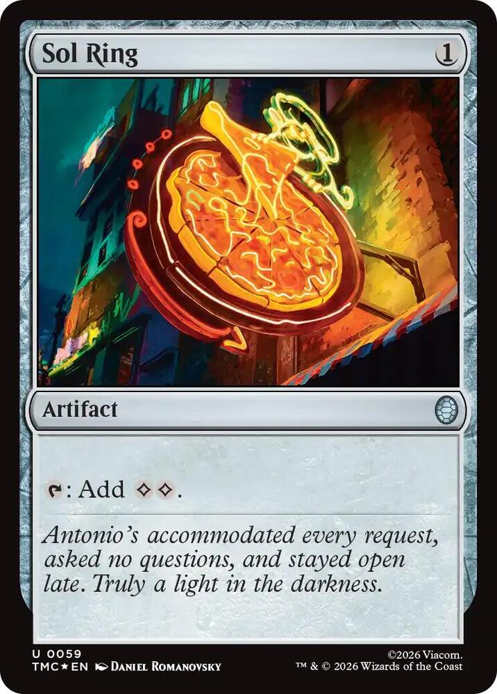 Sol Ring (Surge Foil) - Commander: Teenage Mutant Ninja Turtles