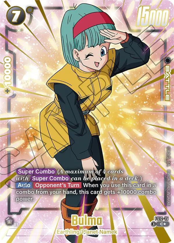 Bulma - FS12-15 (Gold) - Starter Deck EX: The Beat of Ki - Dragon