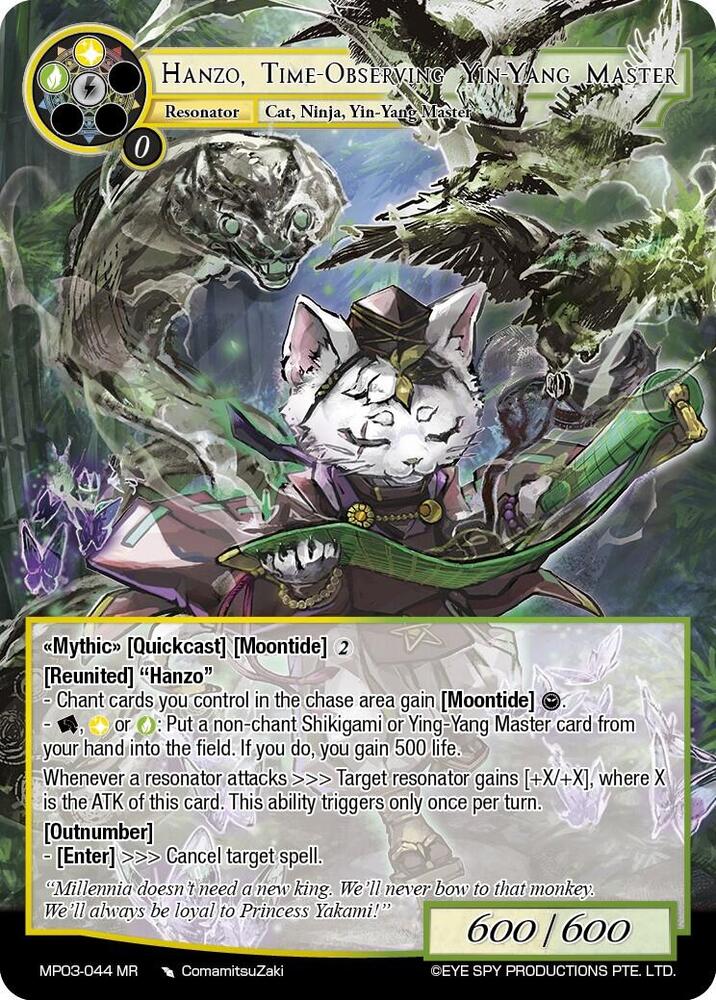 Hanzo, Time-Observing Yin-Yang Master