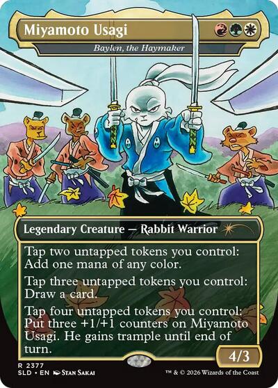 Baylen, the Haymaker (Secret Lair) from SLD #2377, Magic: The Gathering card