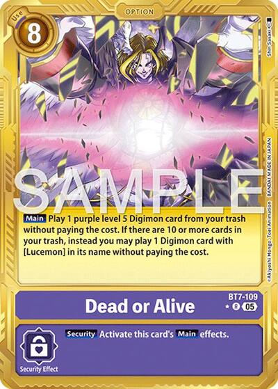 Dead or Alive (Gold Border) Advanced Booster Digimon Generation card price