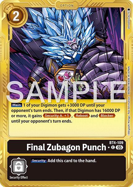 Final Zubagon Punch