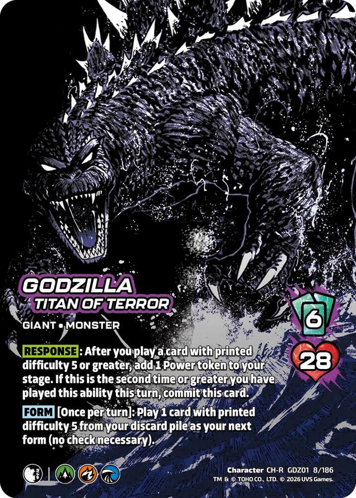 Godzilla, Titan of Terror - Godzilla: Reign of Kaiju - UniVersus