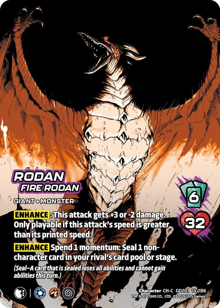 Rodan, Fire Rodan - Godzilla: Reign of Kaiju - UniVersus