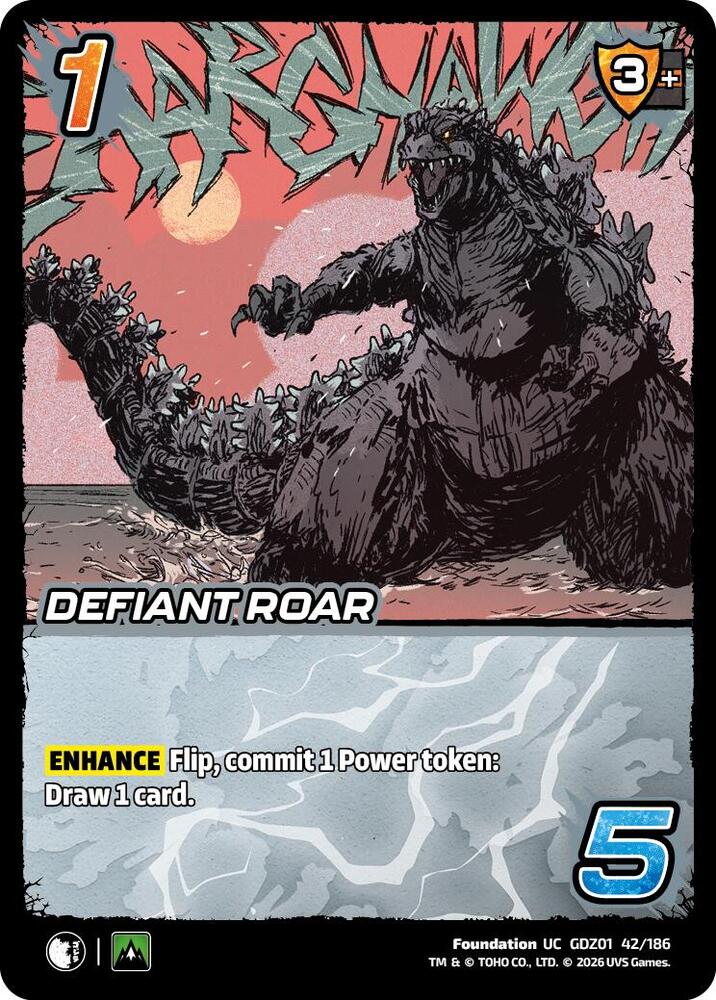 Defiant Roar - Godzilla: Reign of Kaiju - UniVersus - TCGplayer.com