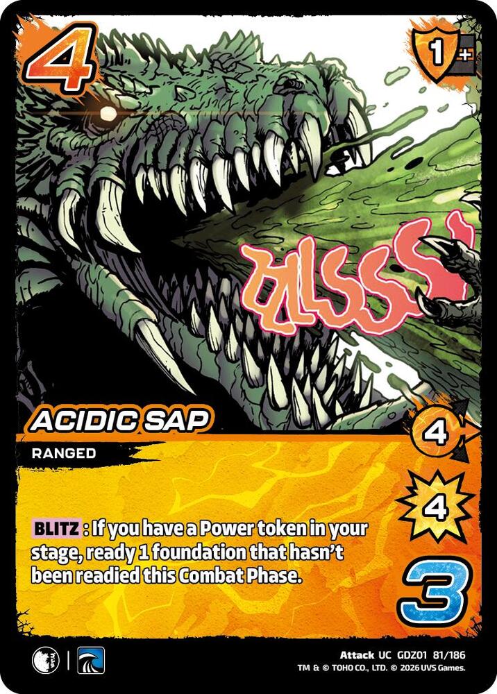 Acidic Sap - Godzilla: Reign of Kaiju - UniVersus - TCGplayer.com
