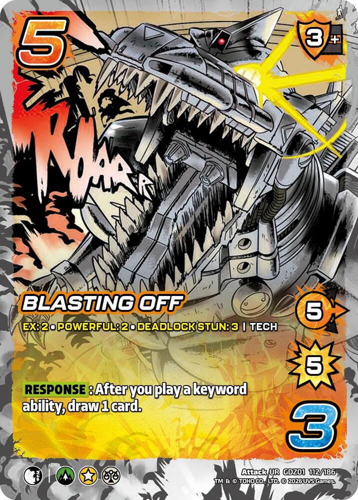 Blasting Off - Godzilla: Reign of Kaiju - UniVersus - TCGplayer.com